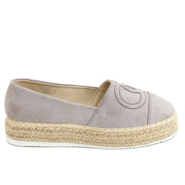 Espadrillas Grigie T379P Grigie grigio