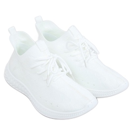 Bianco PC01 Calze bianche scarpe sportive