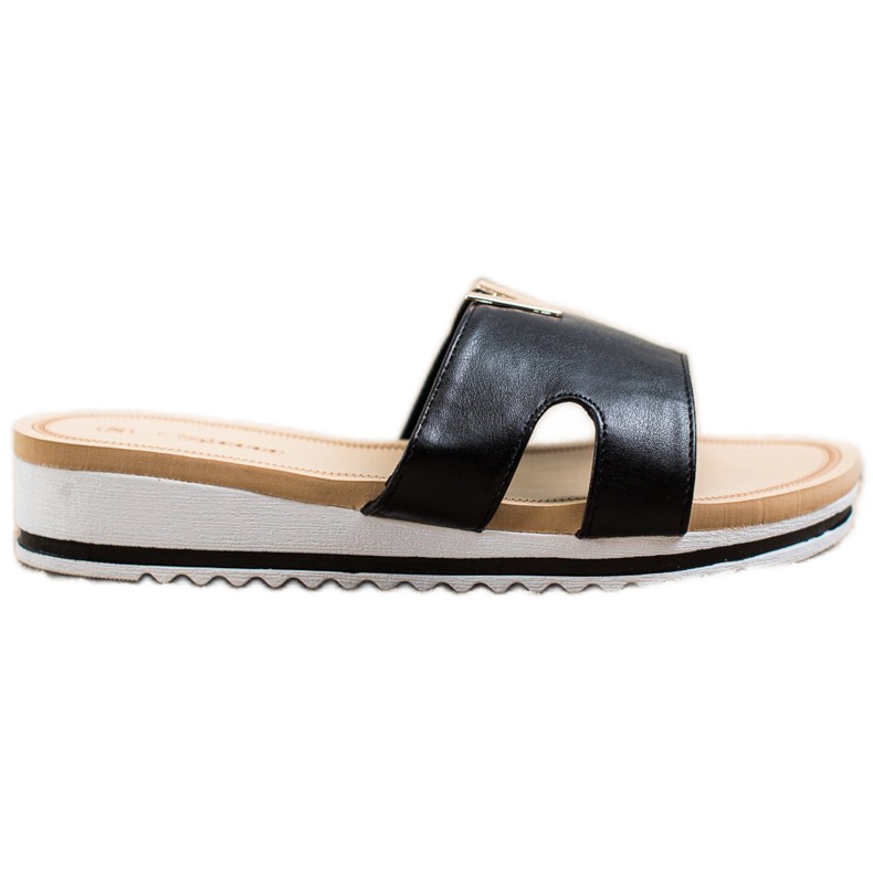 Groto Gogo Pantofole classiche comode nero