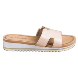 Groto Gogo Pantofole classiche comode beige