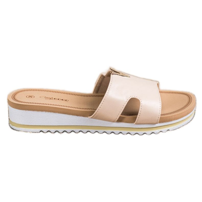 Groto Gogo Pantofole classiche comode beige