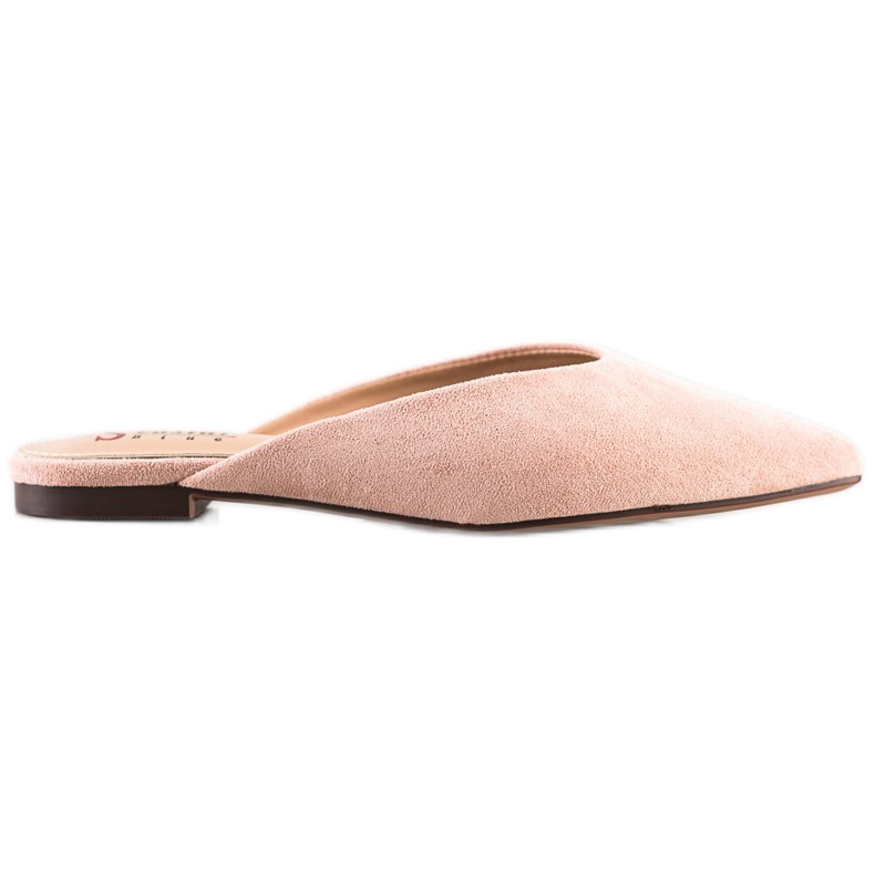 Seastar Pantofole in pelle scamosciata Spitz rosa