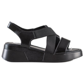 Weide Sandali comodi slip-on nero