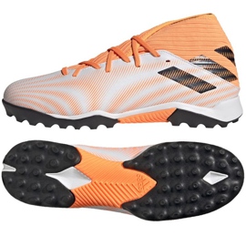 Scarpe da calcio Adidas Nemeziz.3 Tf M FW7345 multicolore arance e rosse