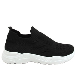 Nero LA172P Calze nere scarpe sportive
