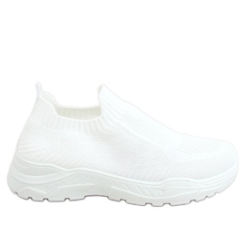 Bianco LA172P Calze bianche scarpe sportive bianca