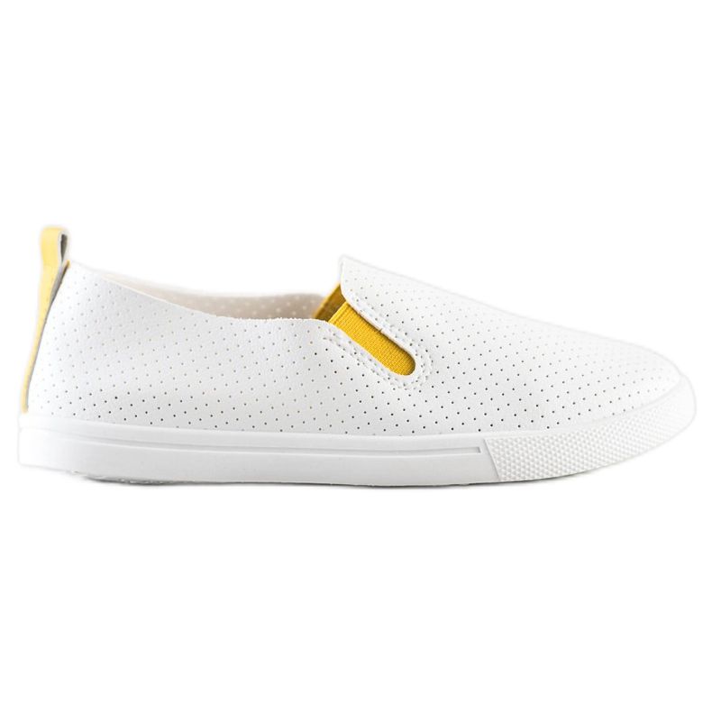 Sun Color Slipon Con Inserto Giallo bianca