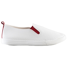 Sun Color Slipon Con Inserto Rosso bianco