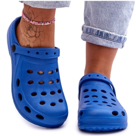 Flameshoes Pantofole in schiuma Eva blu da donna