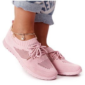 PE1 Scarpe sportive da donna Pink Jenny rosa