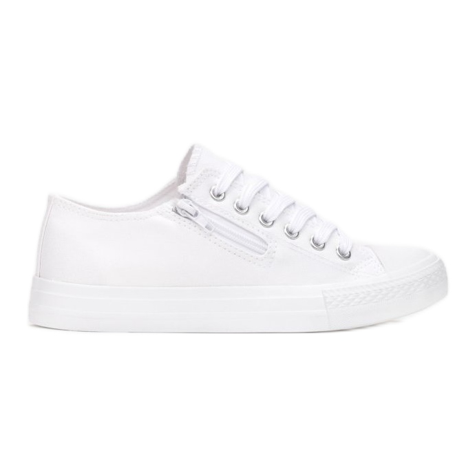 Sneakers Da Donna Con Cerniera Bianco Malani bianca