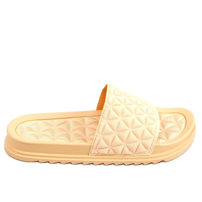 Pantofole da donna beige 10-251 Beige