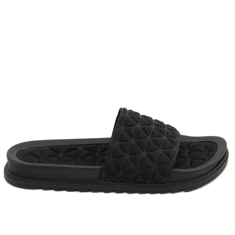 Pantofole nere da donna nere 10-251 Black nero