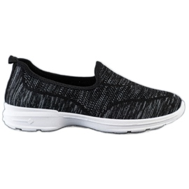 SHELOVET Scarpe sportive traforate nero