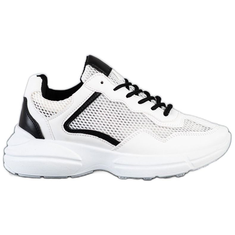 SHELOVET Sneakers Con Rete bianca