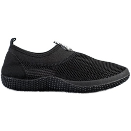 SHELOVET Scarpe slip-on traforate nero