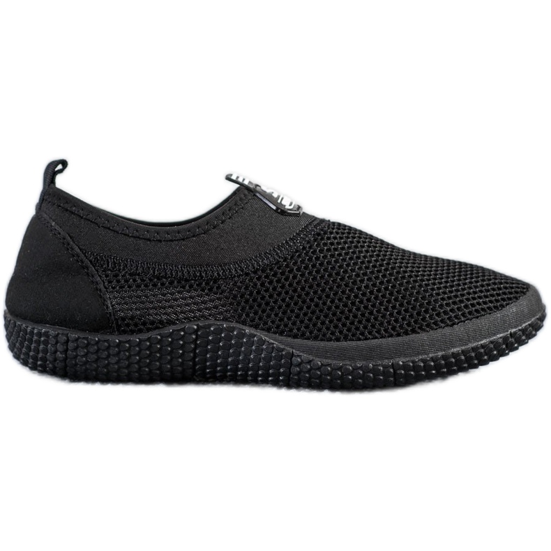 SHELOVET Scarpe slip-on traforate nero