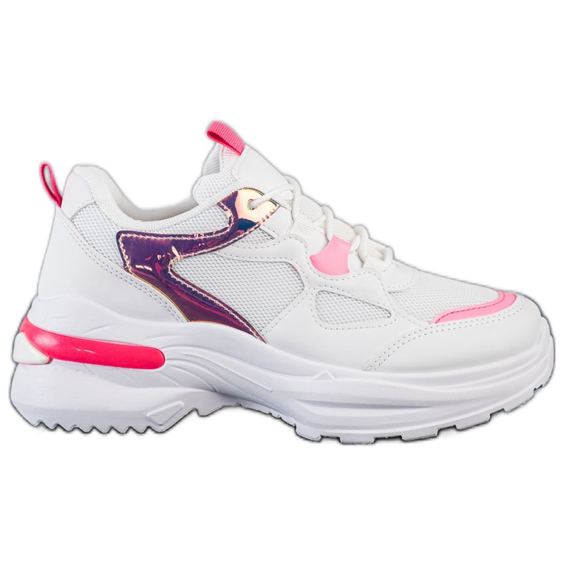 SHELOVET Sneakers Con Inserti Rosa bianca