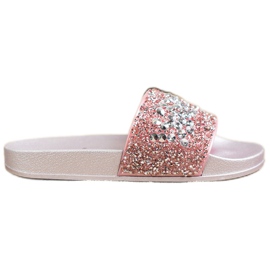 SHELOVET Pantofole Con Ornamenti rosa