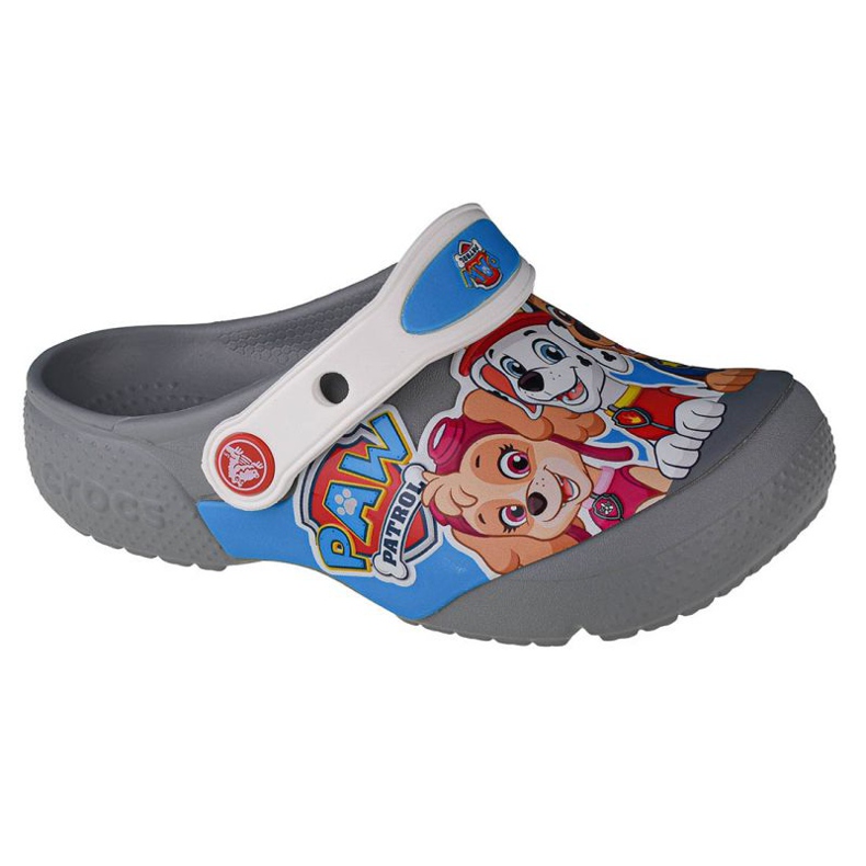 Zoccolo Crocs Fun Lab Paw Patrol 206276-007 grigio multicolore