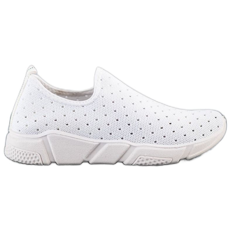 SHELOVET Sneakers bianche traforate bianca