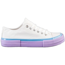 SHELOVET Sneakers Sulla Piattaforma Viola bianco