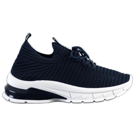 SHELOVET Sneakers blu navy sulla piattaforma