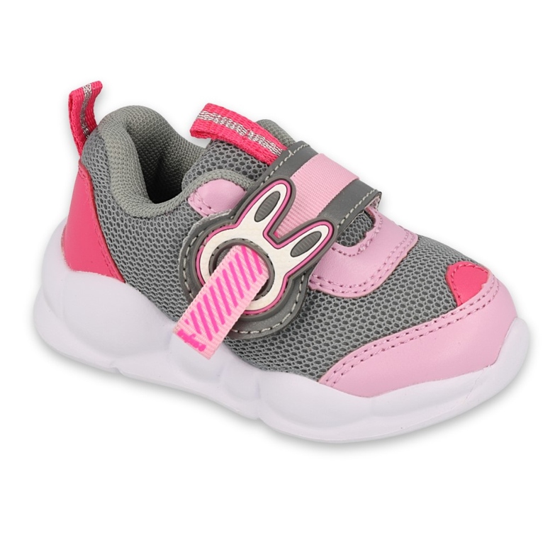 Scarpe per bambini Befado 516P091 rosa grigio