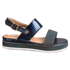 SHELOVET Sandali Sulla Piattaforma blu navy blu