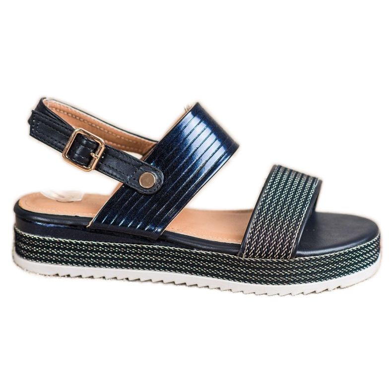 SHELOVET Sandali Sulla Piattaforma blu navy blu