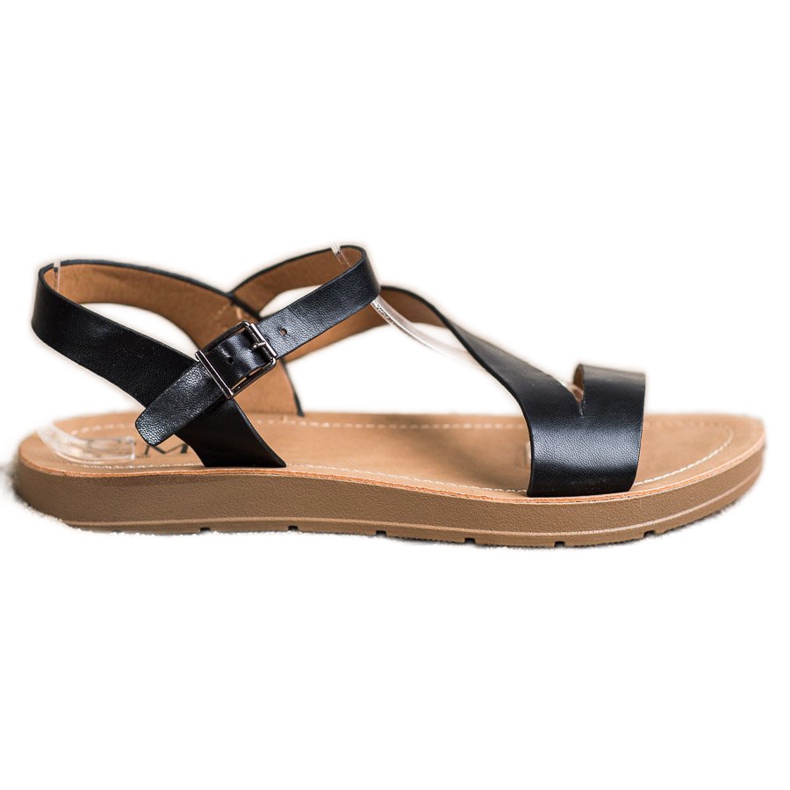 Cm Paris Sandali casual con ecopelle nero