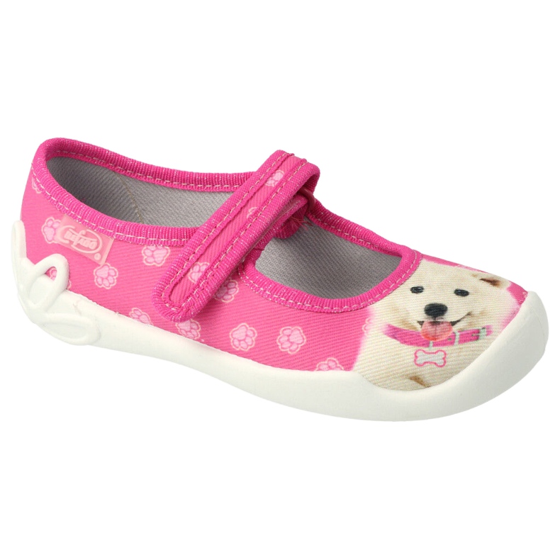 Slifori per bambini Befado 114x456 rosa con applicazione
