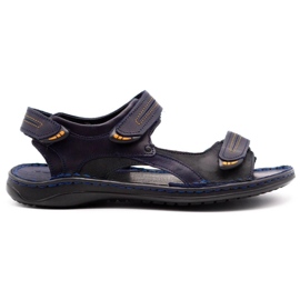 Polbut Sandali SA04 blu navy con nero