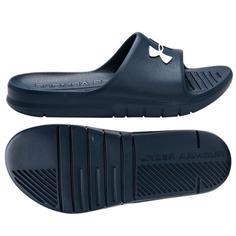 Under Armour Core PTH SL 3021286-400 Flop in schiuma blu