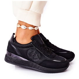 PE1 Scarpe sportive da donna Sneakers Nero Under Control