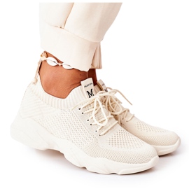 PS1 Scarpe Sportive da Donna Sneakers Beige Fashion