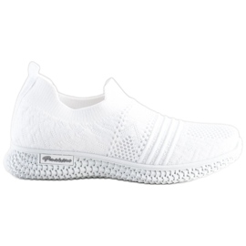 MCKEYLOR Sneakers bianche senza lacci bianco