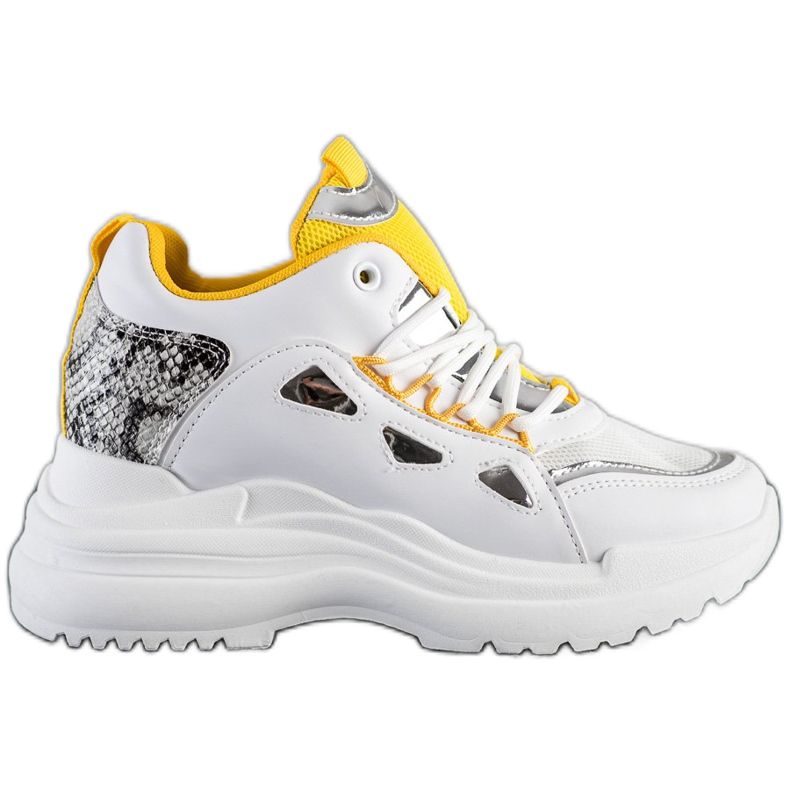 Marquiz Scarpe da ginnastica alla moda bianca