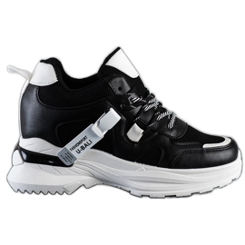 SHELOVET Scarpe da ginnastica nere alla moda nero