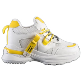 SHELOVET Sneakers bianche alla moda bianco
