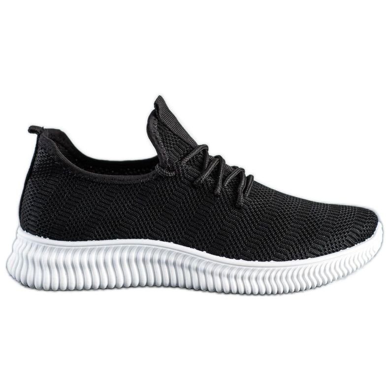 SHELOVET Scarpe sportive in tessuto nero