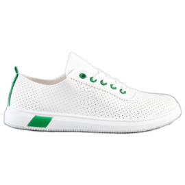 SHELOVET Sneakers traforate bianca