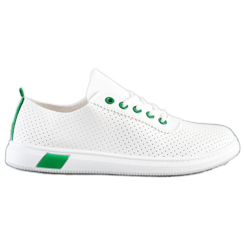 SHELOVET Sneakers traforate bianca