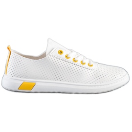 SHELOVET Sneakers traforate bianca
