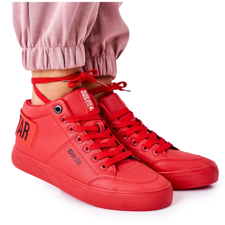 Sneakers da donna Big Star Warm Red EE274354 rosso
