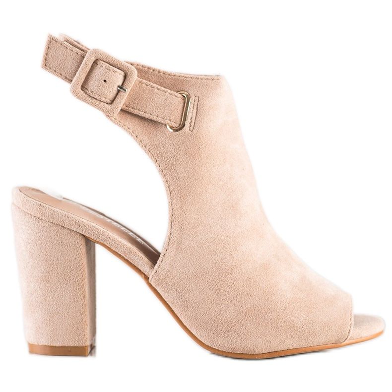 Bestelle Sandali Chiusi Con Fibbia beige