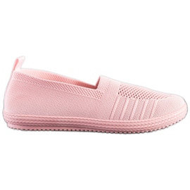 SHELOVET Slipon traforati rosa