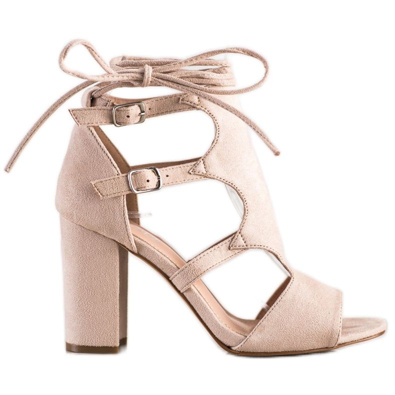 Bestelle Sandali chiusi con un legame beige