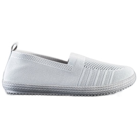 SHELOVET Slipon traforati grigio