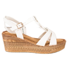 Queentina Sandali in ecopelle bianca